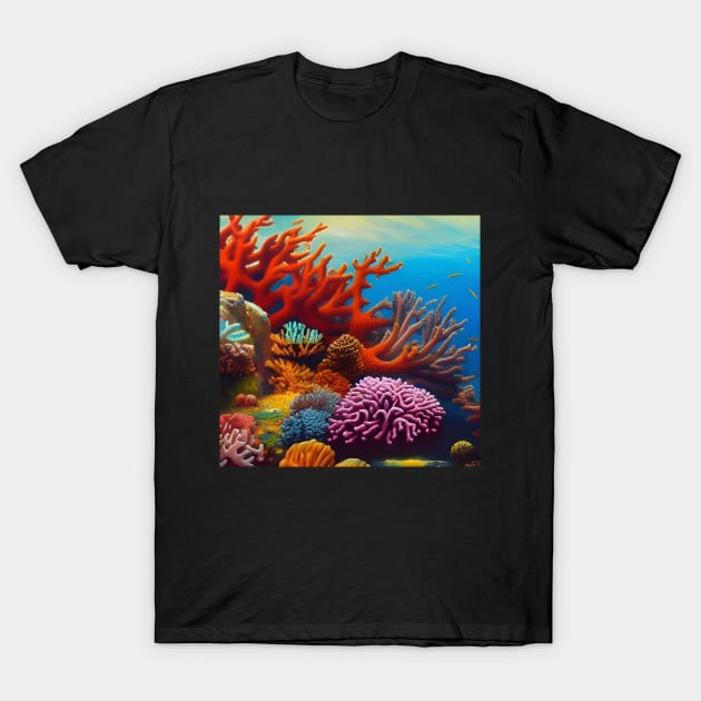 Amazing Coral Reef T-Shirt by SmartPufferFish